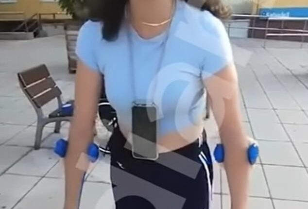 Noelia Castillo Ramos, 25, was seen in newly release footage being encouraged to walk again by her father after she became paraplegic following a suicide attempt