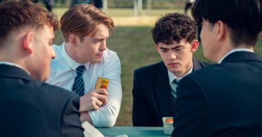 Kit Connor and Joe Locke in Heartstopper - Netflix
