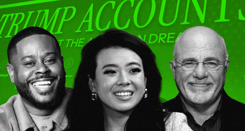 Here’s what finfluencers like Dave Ramsey and Vivian Tu really think of ‘Trump accounts’
