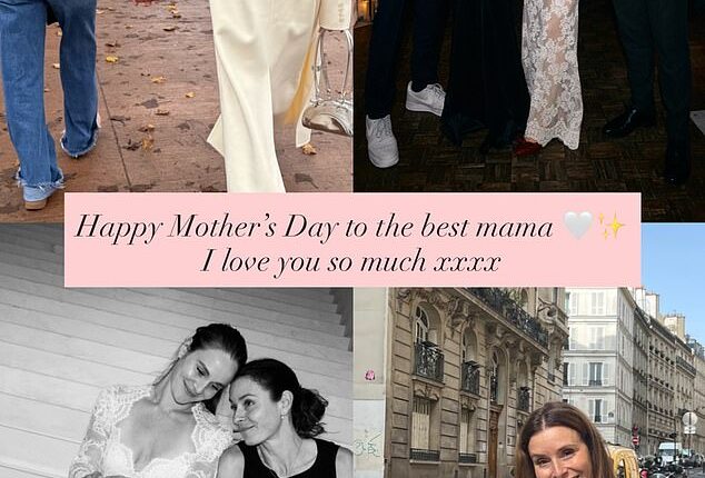 Holly Ramsay shared a heartwarming tribute to her mum Tana on Sunday for Mother's Day, while her husband Adam Peaty pointedly remained silent about his own mother