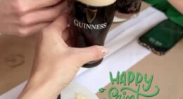 Former This Morning presenter Holly Willoughby was among the first celebrities to share a St. Patrick Day's message after meeting friends for a boozy pub lunch at the Devonshire Arms