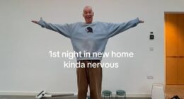 Michael Barrymore moved into the bungalow in a town in the fashionable south of the county two weeks ago