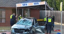 The devastating aftermath of a senseless crash in Hoppers Crossing that left one boy dead