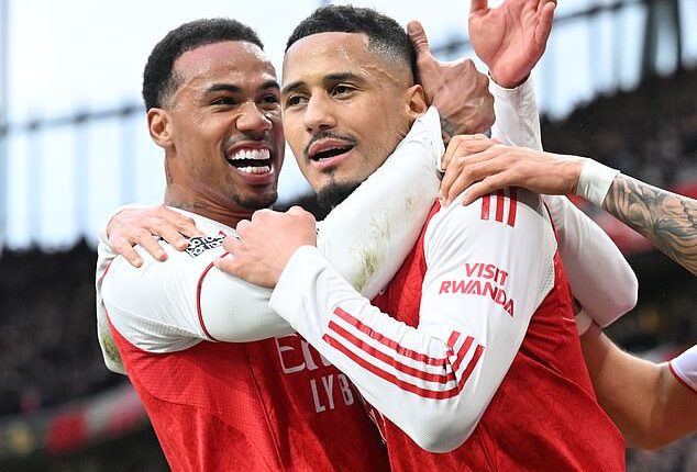 Arsenal have arguably Europe’s most complete centre-back pairing. Gabriel (left) and William Saliba do it all - and to a remarkable level, too
