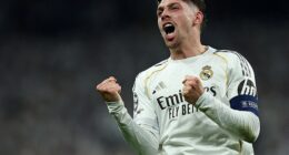 Federico Valverde, 27, was hailed by Spanish daily Marca after a brilliant display for Madrid