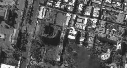 A satellite image shows a view of the damaged Presidential Complex in Tehran, Iran, March 3, 2026. Khamenei was killed here on Saturday in an airstrike
