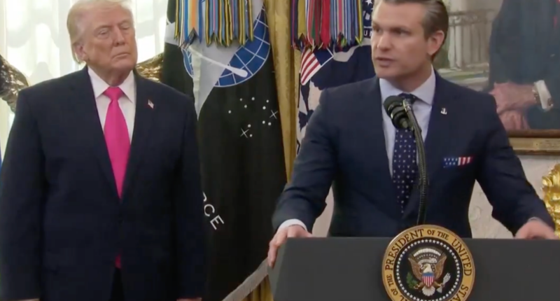 How Trump reacted when Hegseth said US will continue Iran conflict