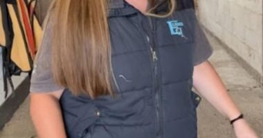 Before undergoing her weight loss journey, Abbie Lodge (pictured), 34, tipped the scales at 15st 3lbs