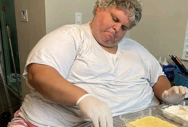 Jamie Fisher, from southern Florida, once tipped the scales at 715lbs