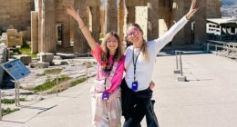 Elena Ollick, 41, from Florida, decided to take her daughter, Alexis, out of school to travel the world instead and she clapped back at haters who worry the youngster might be missing out
