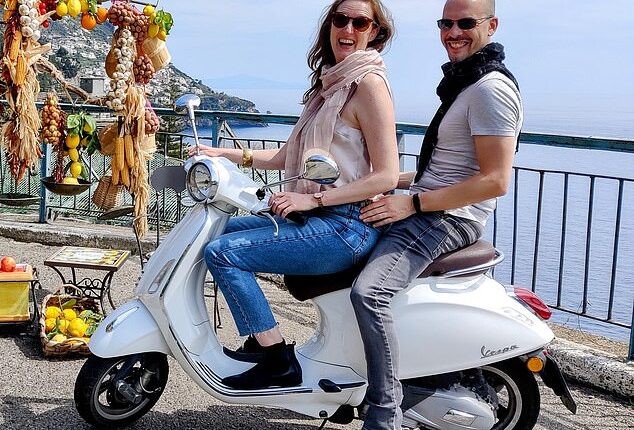 Claire Drinkwater, originally from London, moved to a new country to be with a man she met on vacation. She and her partner, Steeve, are seen recently