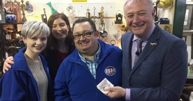 Former Bargain Hunt contestant Stephen (third from left) opened up about his experience on the programme