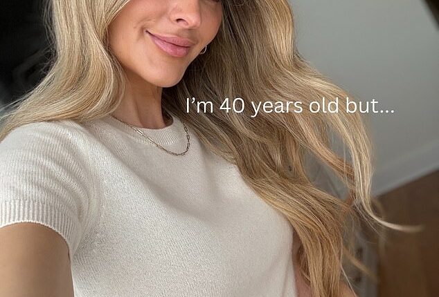 American¿born wellness advocate Kashlee Garcia (pictured) has stunned followers after revealing that, at 40, her biological age has tested at just 26