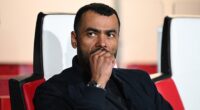 Ashley Cole in the Cesena dugout in his new role as manager of the Serie B side, his first top job after numerous coaching gigs