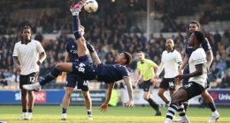 Bolton fell to a 1-0 defeat at Port Vale last weekend despite the best efforts of Mason Burstow (pictured), a major blow in their hunt for automatic promotion from League One