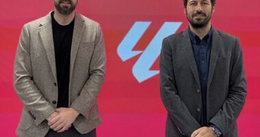 David Garcia (left) and Jose Angel Garcia spoke from La Liga's headquarters in Madrid about the league's 10-year plan to revolutionise their academies