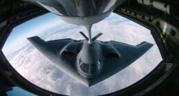 Caine said that B-2 bombers had flown 37-hour trips from the continental US, dropping bombs on underground nuclear facilities in Iran (file photo)