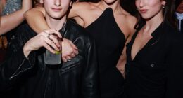 Dua Lipa enjoyed a family night out at the wild Warner BRITs after party on Sunday as she was joined by siblings Gjin, 20, and sister Rina, 24