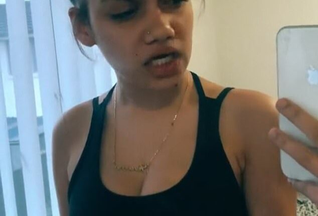 Jenessa Thurston, who was found in bed with the third man charged over the kidnapping and murder of 85-year-old Chris Baghsarian, bashed her previous boyfriend last year in a drunken rampage