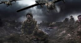 On the attack: A Jackal drone supporting troops on the battlefield in a Flyby mock-up