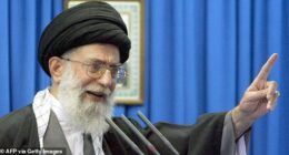 (FILES) Iran's supreme leader Ayatollah Ali Khamenei gives a Friday prayer sermon at Tehran University 11 April 2003. Iranian state television on March 1, 2026 confirmed the death of Iran's supreme leader Ayatollah Ali Khamenei, without referring to a massive US and Israeli attack on his residence. (Photo by Atta KENARE / AFP via Getty Images)