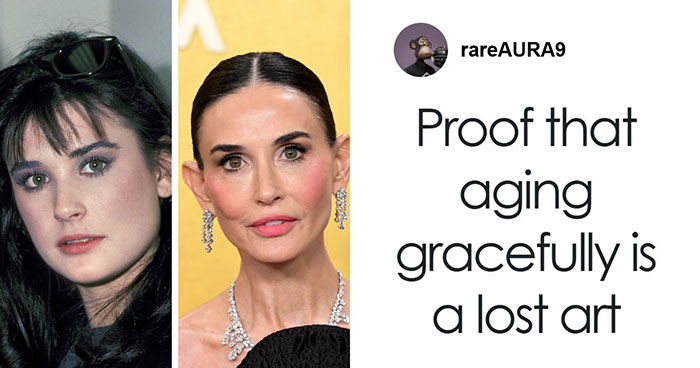 “Is This The Latest Beauty Standard?”: Demi Moore’s Red Carpet Transformation Sparks Debate