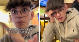 Italian Exchange Student Goes Viral After Host Mom Makes Him Eat At Olive Garden