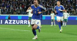 Italy 2-0 Northern Ireland: Sandro Tonali proves he is a man for the big moments as Man United target helps hosts keep World Cup dream alive with play-off victory