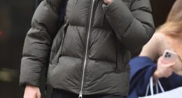 Jack Whitehall looked worn out as he checked out of his hotel in Manchester on Sunday morning, after performing his hosting duties at the 2026 BRIT awards the night before