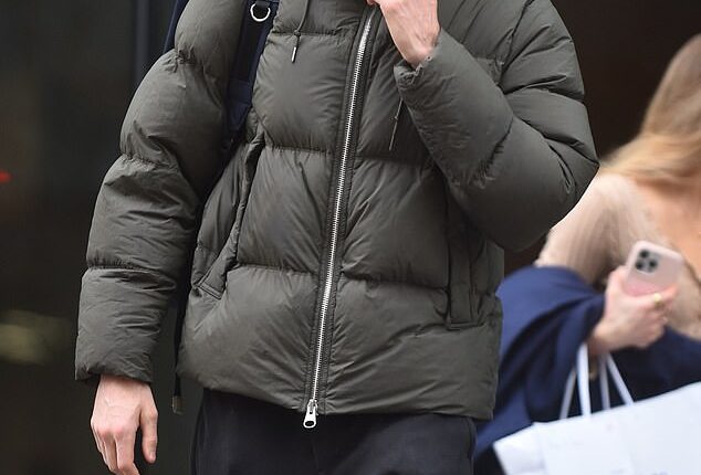 Jack Whitehall looked worn out as he checked out of his hotel in Manchester on Sunday morning, after performing his hosting duties at the 2026 BRIT awards the night before