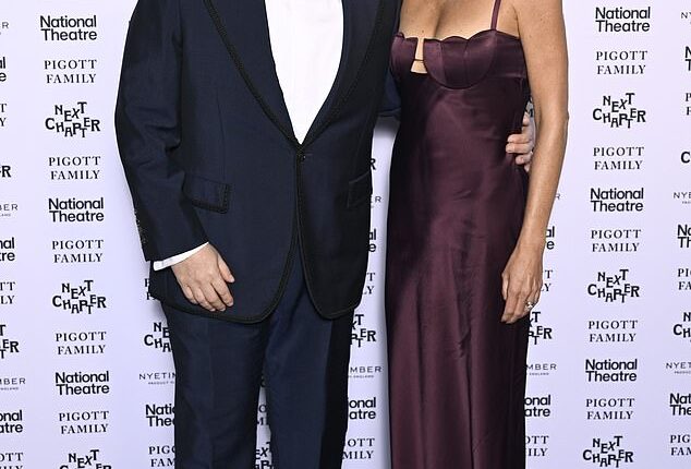 James Corden, 47, enjoyed a night out with his glamorous wife Julia Carey, 49, at the National Theatre's The Next Chapter Gala in London on Thursday night