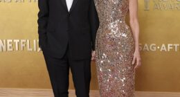 Jason Bateman enjoyed a glamorous date night with his wife Amanda Anka at the newly renamed Actor Awards, which were held at Shrine Auditorium and Expo Hall in downtown LA on Sunday