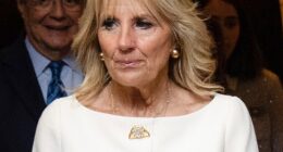 A Secret Service agent shot himself in the leg while escorting First Lady Jill Biden, seen in 2022, through Philadelphia International Airport on Friday morning