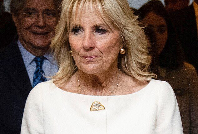 A Secret Service agent shot himself in the leg while escorting First Lady Jill Biden, seen in 2022, through Philadelphia International Airport on Friday morning