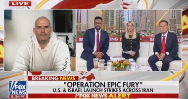 Pennsylvania Democrat John Fetterman on Fox & Friends Weekend, Saturday February 28th