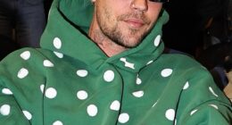 Insiders claim Justin Bieber had a 'heated exchange' with his former mentor Usher at Jay-Z and Beyonce's Oscars afterparty on Sunday; Bieber pictured last month