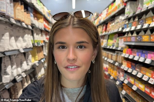 Kai Trump has been branded as 'tone deaf' after shopping at Erewhon in Los Angeles