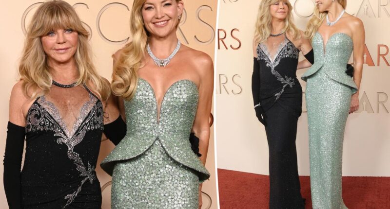 Kate Hudson and Goldie Hawn have mother-daughter date night at Oscars 2026
