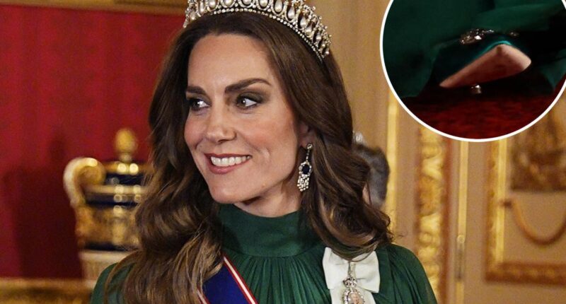 Kate Middleton steps out for Nigerian state banquet in Carrie Bradshaw’s favorite heels