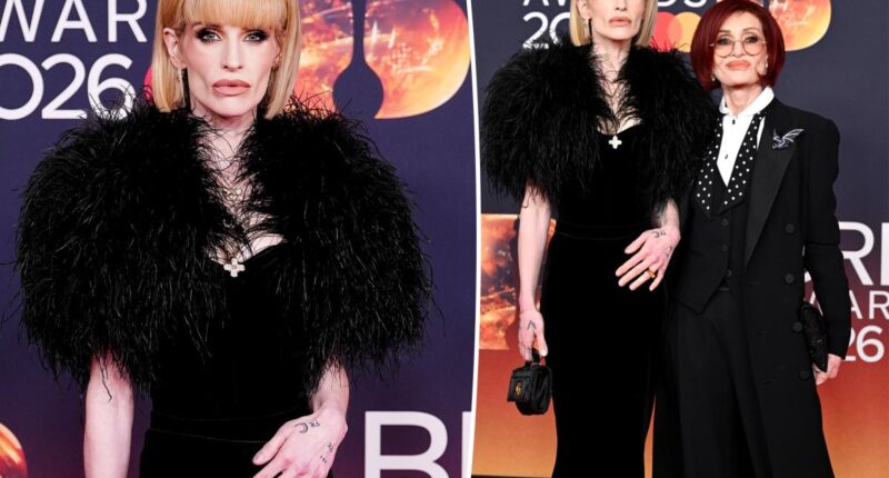 Kelly Osbourne attends 2026 BRIT Awards with mom Sharon