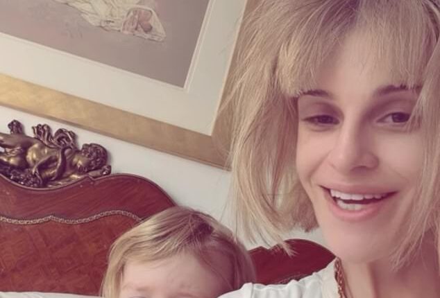 Kelly Osbourne shared a wholesome clip with her son Sidney on Instagram on Thursday after firing back at 'cruel' body-shaming trolls