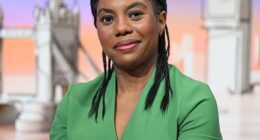 Kemi Badenoch appearing on the BBC 1 current affairs programme, Sunday With Laura Kuenssberg on Sunday