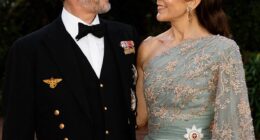 King Frederik and Queen Mary attended the state banquet at Government House on March  15, where the monarch delivered a deeply personal address