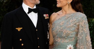 King Frederik and Queen Mary attended the state banquet at Government House on March  15, where the monarch delivered a deeply personal address