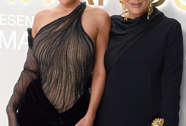Kris Jenner is proud of daughter Kylie Jenner's transformation from teenager to beauty mogul, and she never misses an opportunity to praise her youngest's head for business (pictured in November 2022)