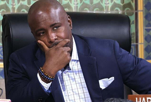 Marqueece Harris-Dawson (pictured), president of the Los Angeles City Council, alleged he was racially profiled by LAPD officers during a traffic stop last week