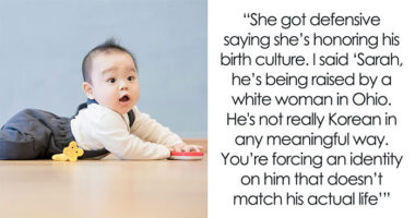 Lady Adopts Korean Baby And Goes Overboard With Culture, She Explodes As Friend Calls Her Out