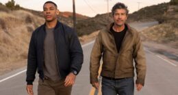 Aaron Pierre and Kyle Chandler in Lanterns