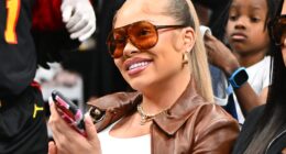 Latto Flexes Her Maternity Style Courtside With Sister Brooklyn Nikole At Atlanta Hawks Game