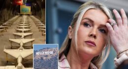 White House Press Secretary Karoline Leavitt is demanding the correction of a report warning of a potentially imminent Iranian attack on California . ABC News reported on Wednesday that Iran wanted to use drones to attack California if it were ever hit by US military strikes. The bulletin went out in an FBI alert last month to its Joint Terrorism Task Force members. 'Iran allegedly aspired to conduct a surprise attack using unmanned aerial vehicles from an unidentified vessel off the coast of the United State homeland, specifically against unspecified targets in California, in the event that the US conducted strikes against Iran,' an FBI alert obtained by ABC News said. The report prompted a rush of concerning headlines about California facing a wartime threat, but neither the White House nor the FBI responded at the time.